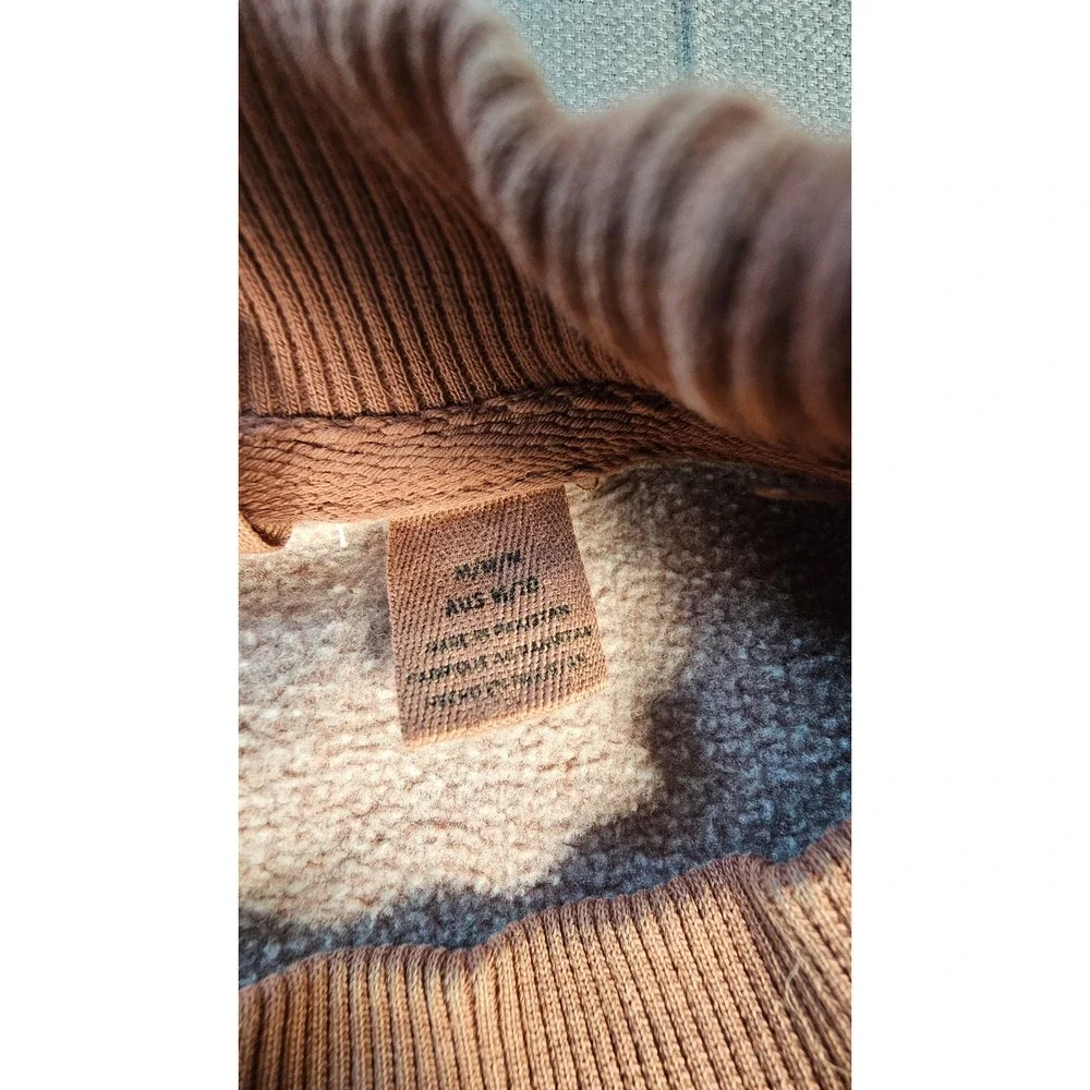 Roxy Womens Sol Graphic Sweatshirt Terracotta Brown Oversized Pullover Medium - Picture 4 of 9